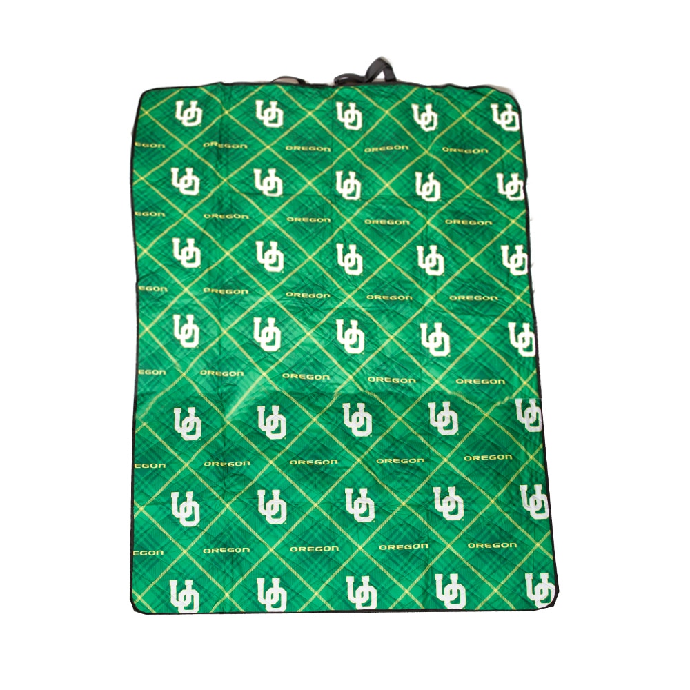 Interlocking UO, Green, Blankets & Pillows, Polyester, Home & Auto, 60"x70", Northwest Blanket, Zip-up, Picnic, Plaid, 946205